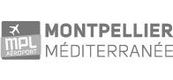 Suncha accueil client logo aeroport montpellier mediterranee